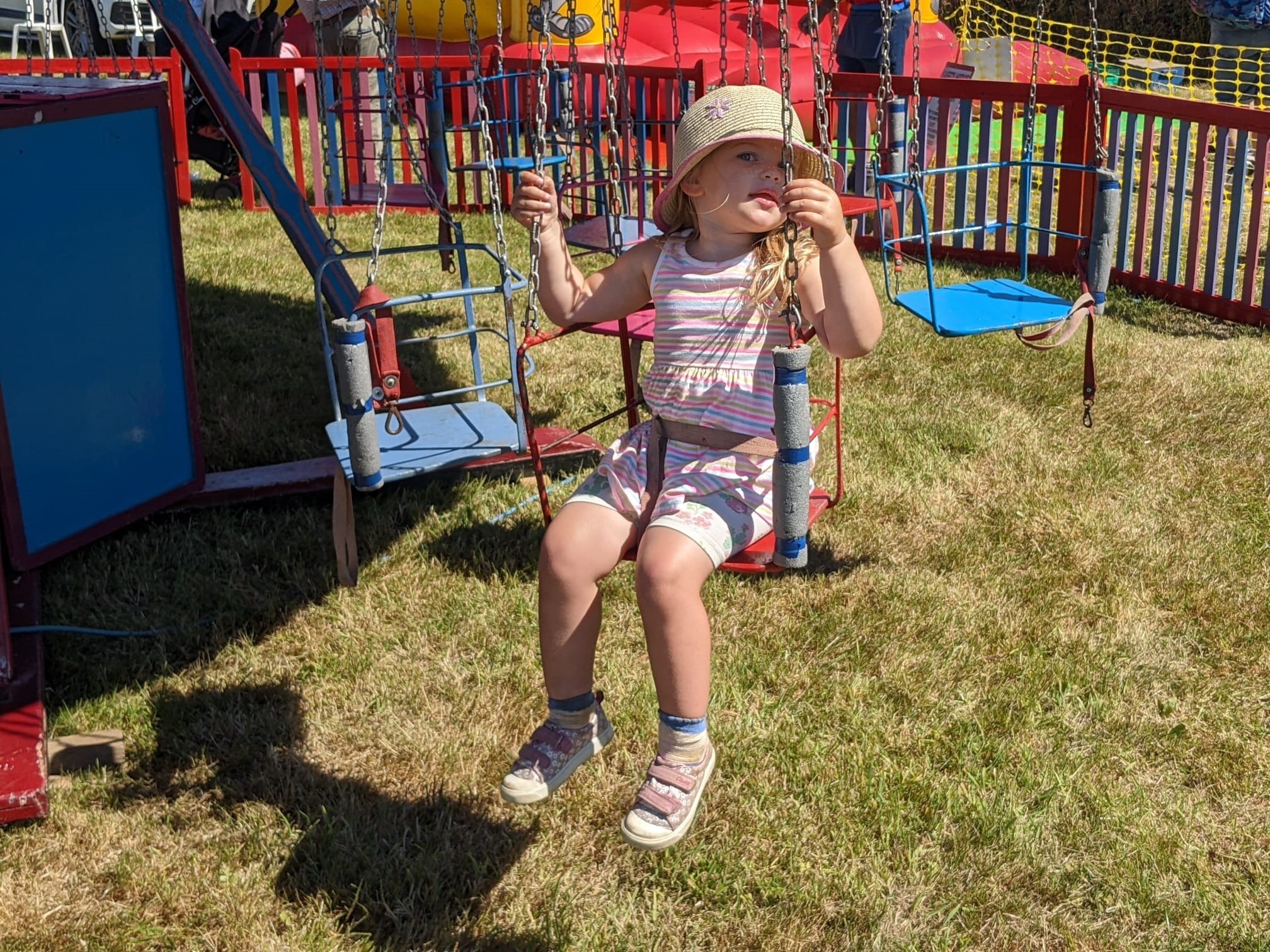 Avie-Jane Hall from Hayle enjoying the fair 